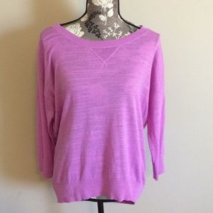 Ladies Top SZ Large JCP Hi Low Spring Blouse